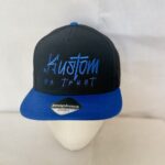 Casquette SNAPBACK - In Kustom we Trust - bicolore Noir et bleu roi
