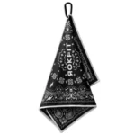 Utility Towel - Paisley Black - ROKFIT – Image 2